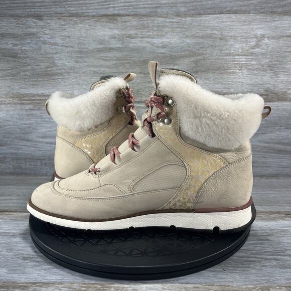Cole Haan Women’s ZeroGrand Omni Hiker Boot Tan Winter Boots Size 9 - Picture 8 of 10